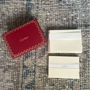 Iconic Cartier Note Card Set (16) Perfect Guest Room Style